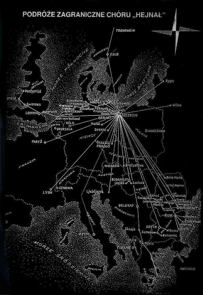 Mapa podróży